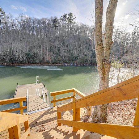 Lakeside Cashiers Cabin With Private Boat Dock! Cullowhee Luaran gambar