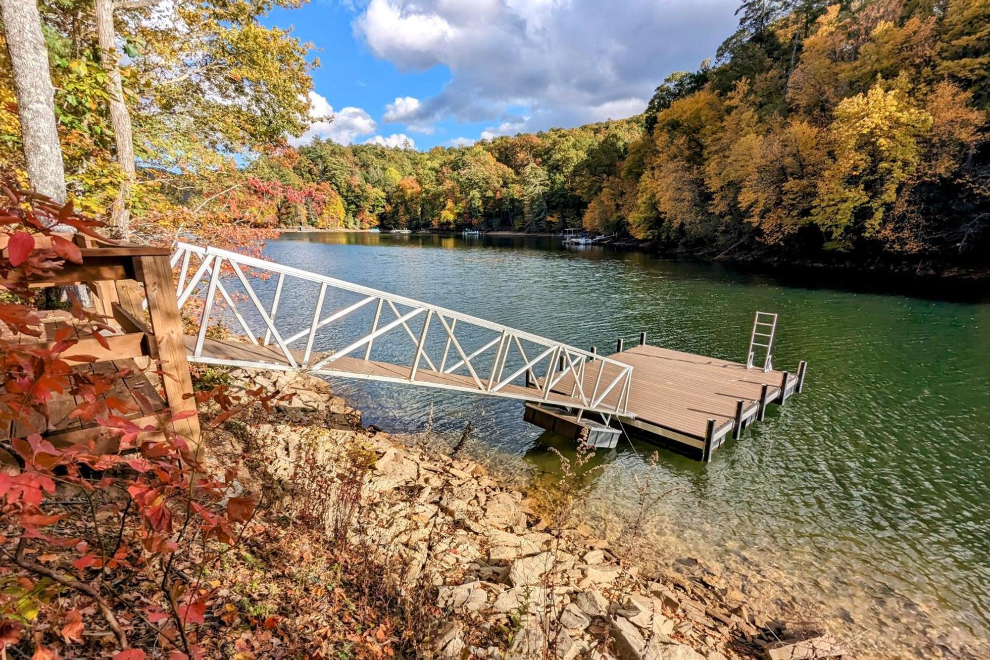 Lakeside Cashiers Cabin With Private Boat Dock! Cullowhee Luaran gambar